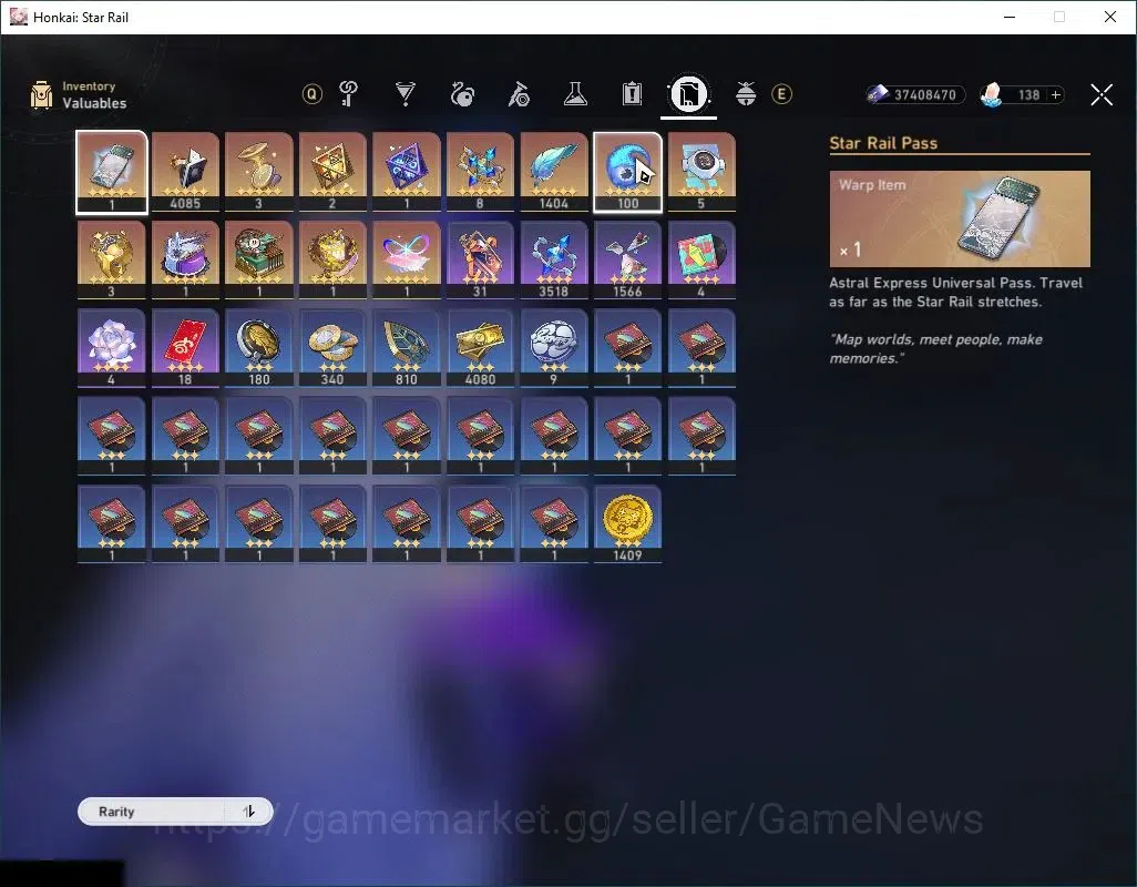 Honkai Star Rail Accounts Asia|TL 70|25 Limited|[Phainon,Anaxa,Jade E1,The H image 11