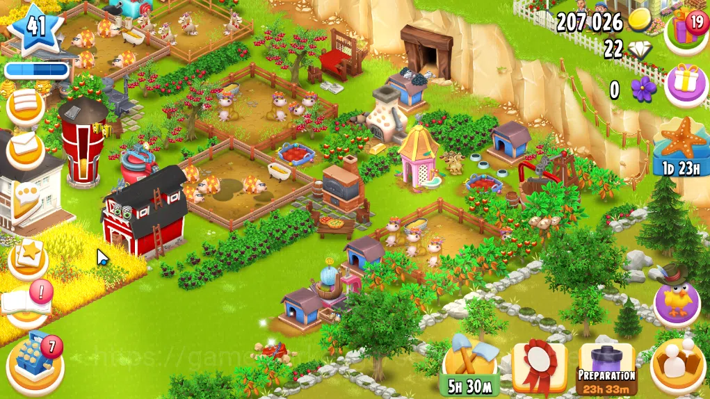 Hay Day Accounts Level 41 | Barn Storage 1100 + Silo Storage 625 | 207k Coins, 22 Diamonds |CN ON|Log Supercell ID|Take 2