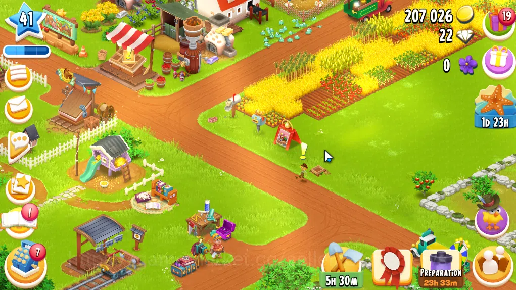 Hay Day Accounts Level 41 | Barn Storage 1100 + Silo Storage 625 | 207k Coins, 22 Diamonds |CN ON|Log Supercell ID|Take 3