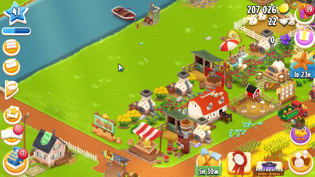 Hay Day Accounts Level 41 | Barn Storage 1100 + Silo Storage 625 | 207k Coins, 22 Diamonds |CN ON|Log Supercell ID|Take 4