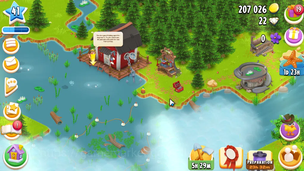 Hay Day Accounts Level 41 | Barn Storage 1100 + Silo Storage 625 | 207k Coins, 22 Diamonds |CN ON|Log Supercell ID|Take 5