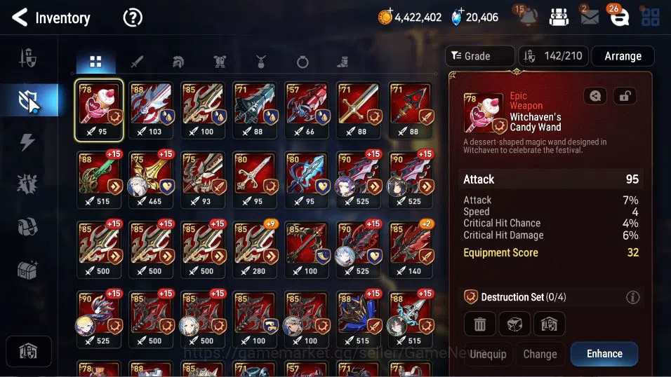 Epic Seven Accounts Global Unverif|20,4K SStone|6 ML (BArunka,E Ilynav image 12