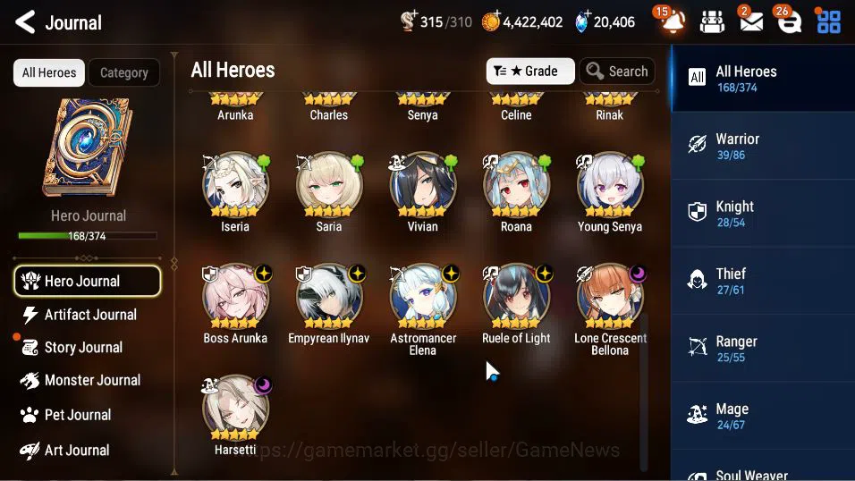 Epic Seven Accounts Global Unverif|20,4K SStone|6 ML (BArunka,E Ilynav image 8