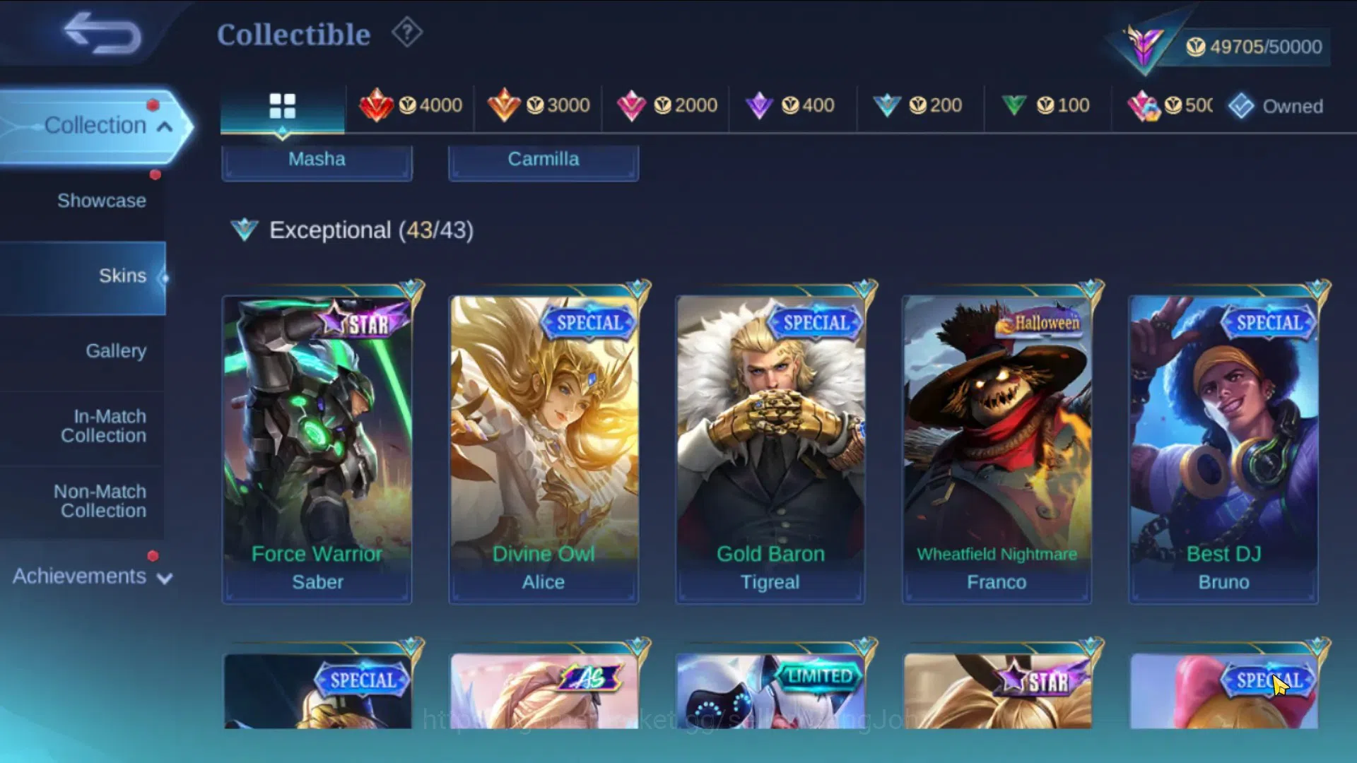 Mobile Legends: Bang Bang Accounts Global|Hero 99 Skin 207|Renowned|Collector Natalia image 1