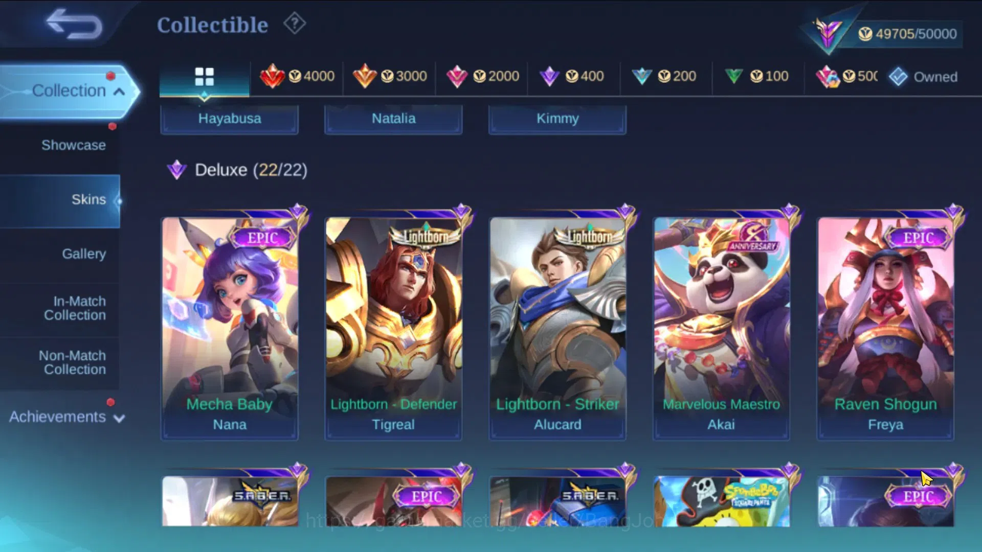 Mobile Legends: Bang Bang Accounts Global|Hero 99 Skin 207|Renowned|Collector Natalia image 6