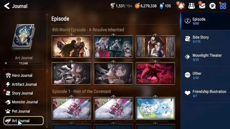 Epic Seven Accounts GLOBAL Unverif|New Era|1 ML(Straze)+P Byblis,Nahkw image 16
