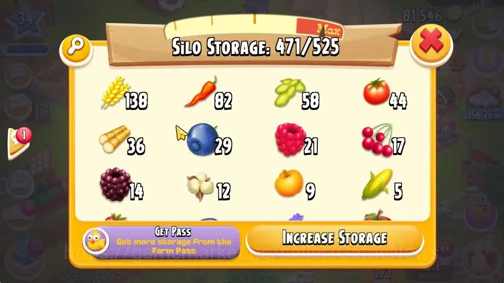 Hay Day Accounts Lvl 34 | Silo Storage 525 + Barn Storage 1050 | La image 10