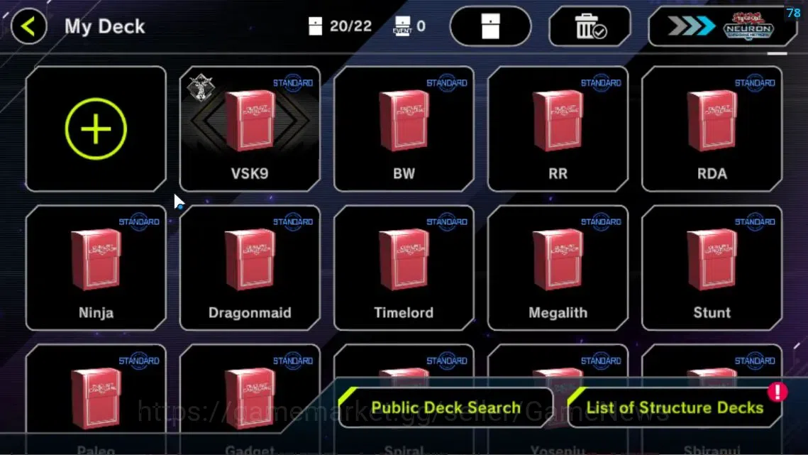 Yu-Gi-Oh! Master Duel Accounts Lv 18|20 Deck|VSK9,Yummys,Dracotail,KEWL,Sky Strik image 2