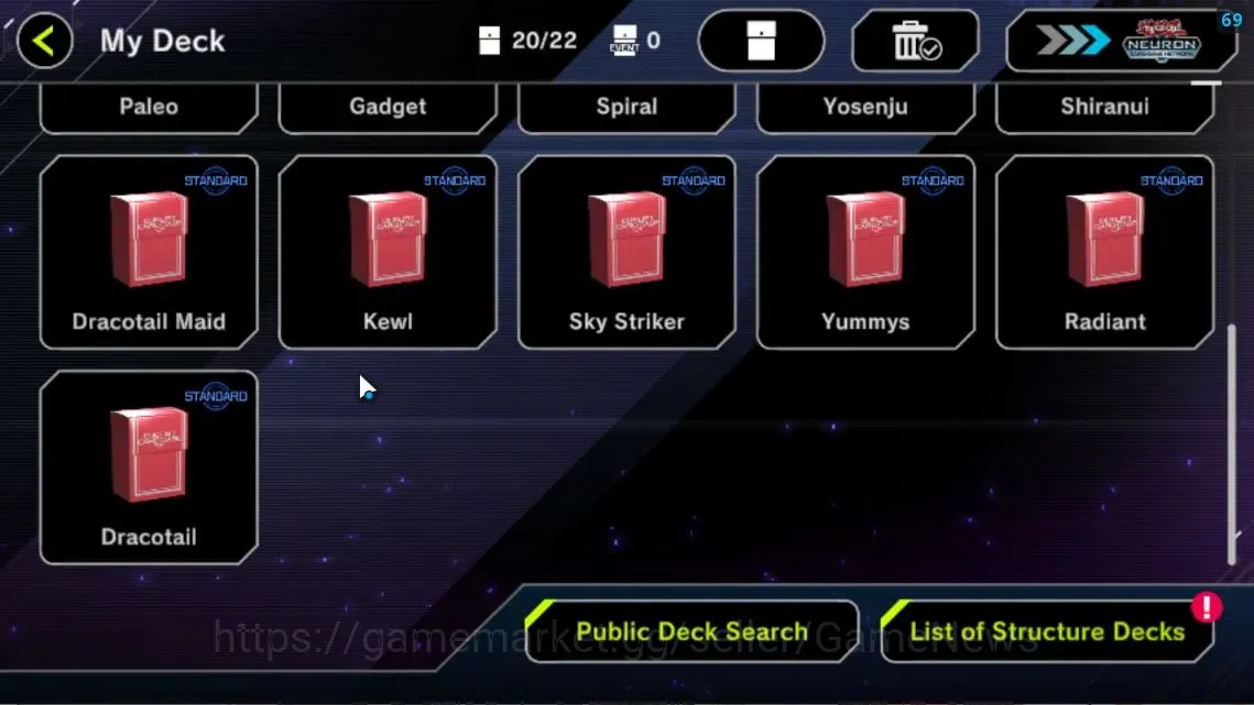 Yu-Gi-Oh! Master Duel Accounts Lv 18|20 Deck|VSK9,Yummys,Dracotail,KEWL,Sky Strik image 3