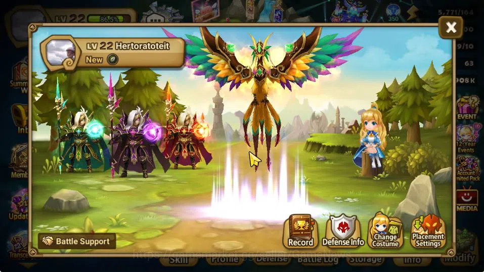 Summoners War: Sky Arena Accounts GLOBAL Lv 22|Starter|1 LD [Herteit]|9 Total NB5[Te image 2