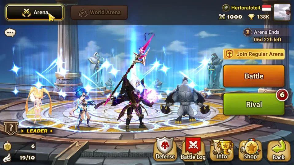 Summoners War: Sky Arena Accounts GLOBAL Lv 22|Starter|1 LD [Herteit]|9 Total NB5[Te image 9