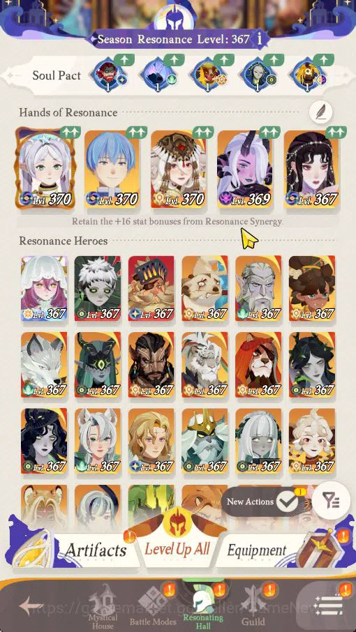 AFK Journey Accounts GLOBAL SV H34|Collab Frieren|1 Supreme+ [Frieren]| image 2