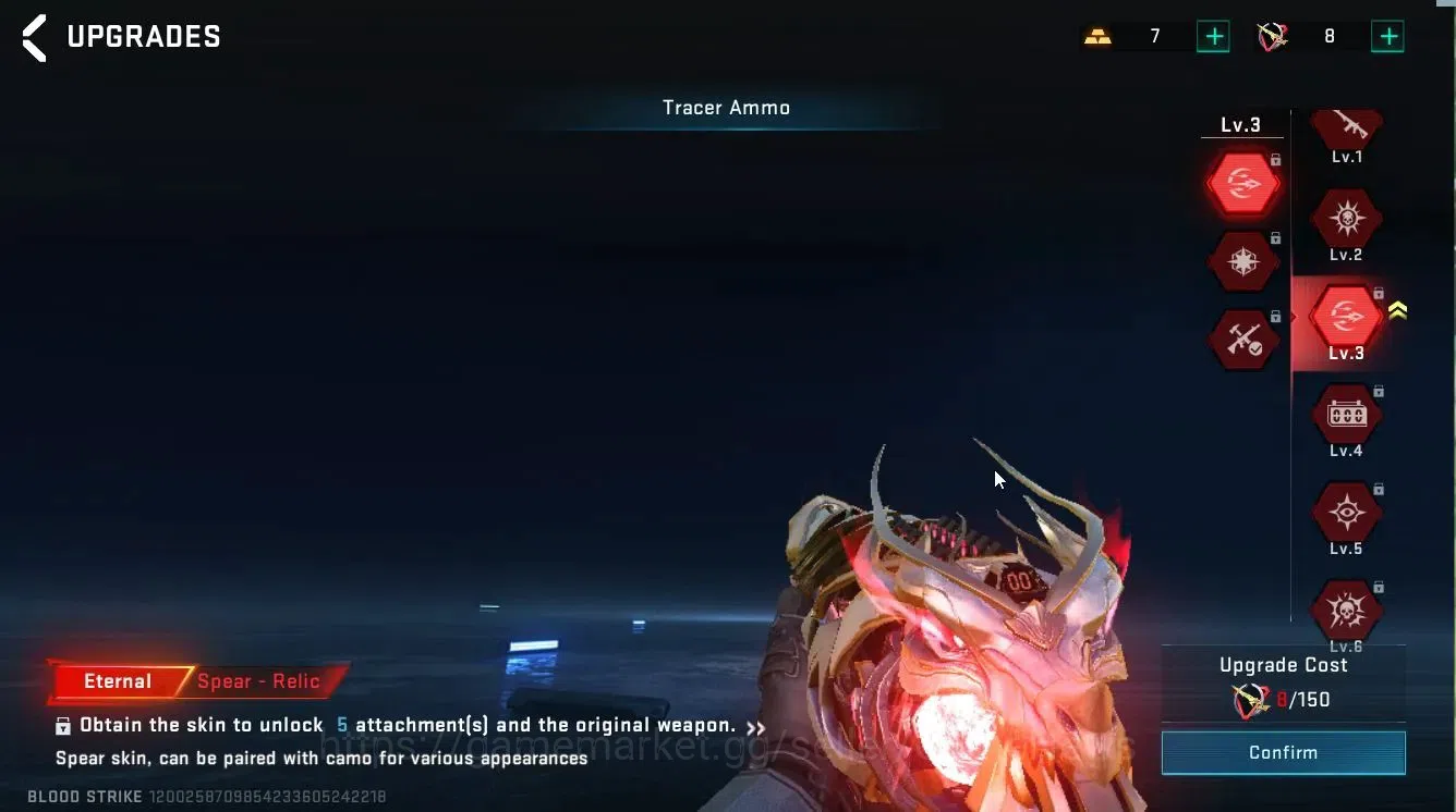 Blood Strike Accounts Asia|ETERNAL [Spear-Relic Lv3]|Collab BLEACH[Byaku image 11