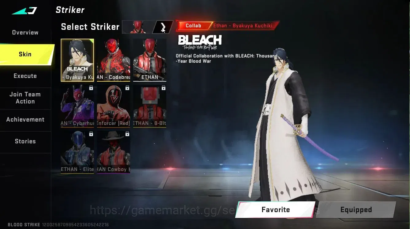 Blood Strike Accounts Asia|ETERNAL [Spear-Relic Lv3]|Collab BLEACH[Byaku image 5