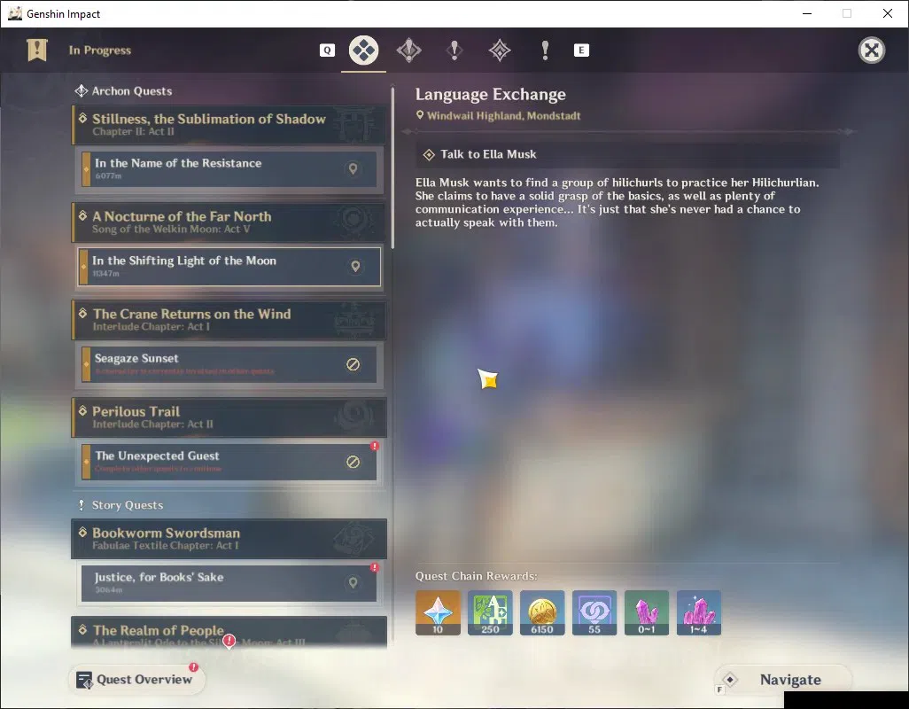 Genshin Impact Accounts Others ASIA|AR 55|3 Limited+3 (5*Weapon)|(Escoffier,Skrik)Sign,Chasca|Standart 17