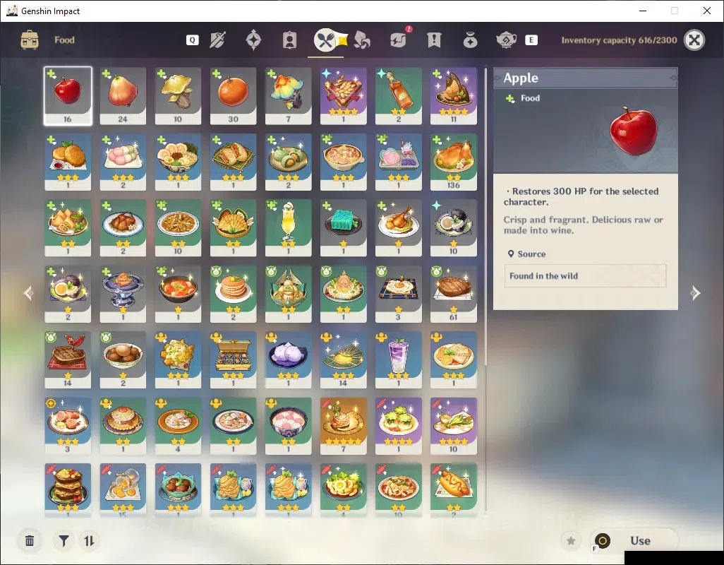Genshin Impact Accounts Others ASIA|AR 55|3 Limited+3 (5*Weapon)|(Escoffier,Skrik)Sign,Chasca|Standart 6