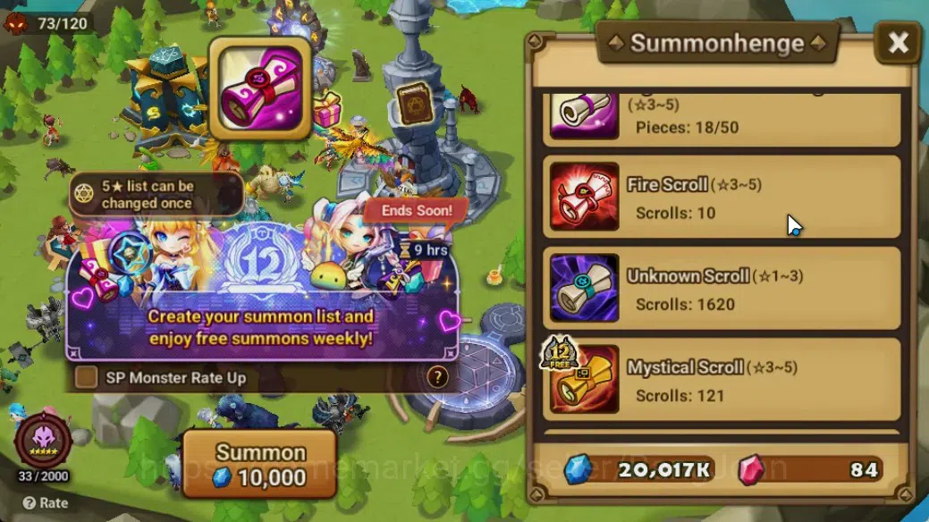 Summoners War: Sky Arena Accounts GLOBAL | NB 5 TESHAR,Starter Gacha 115 12Y+160 11Y image 3