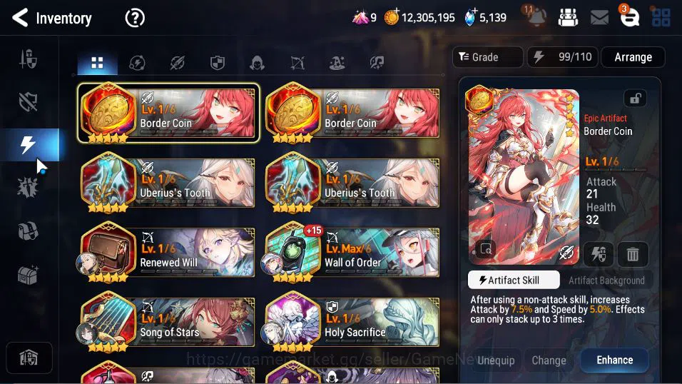 Epic Seven Accounts GLOBAL Unverif|New Era|5 ML(LOT Scales, RO Light, image 13