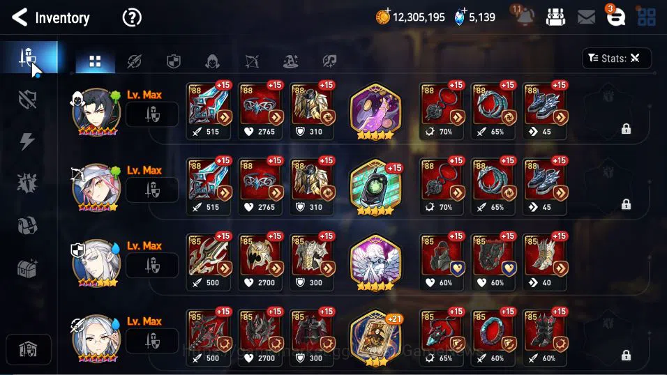 Epic Seven Accounts GLOBAL Unverif|New Era|5 ML(LOT Scales, RO Light, image 15