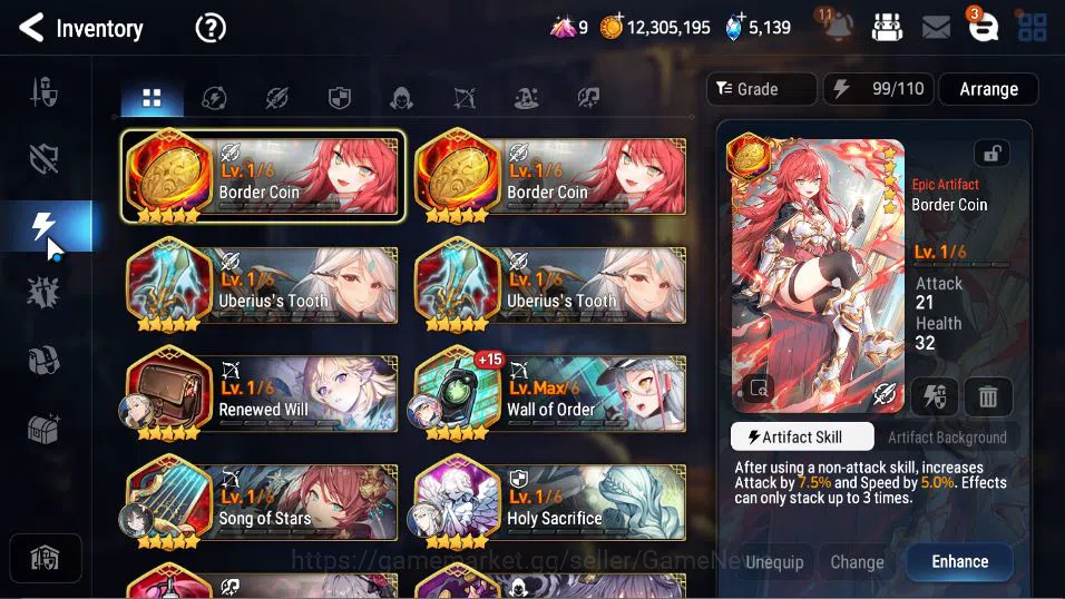 Epic Seven Accounts GLOBAL Unverif|New Era|5 ML(LOT Scales, RO Light, image 8