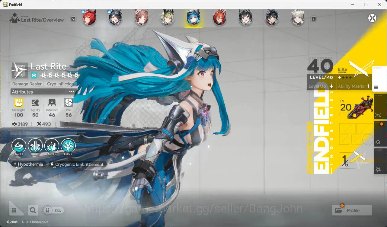 Arknights: Endfield Accounts ASIA | lv 50++ | pogra, laevatain, tang tang, Arde image 11