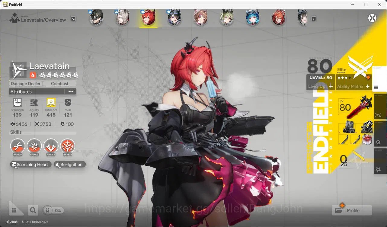 Arknights: Endfield Accounts ASIA | lv 50++ | pogra, laevatain, tang tang, Arde image 7