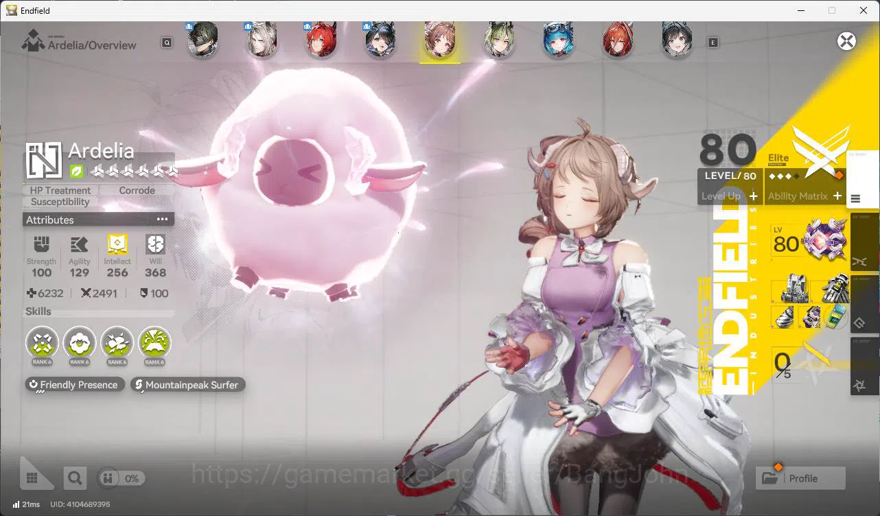 Arknights: Endfield Accounts ASIA | lv 50++ | pogra, laevatain, tang tang, Arde image 9
