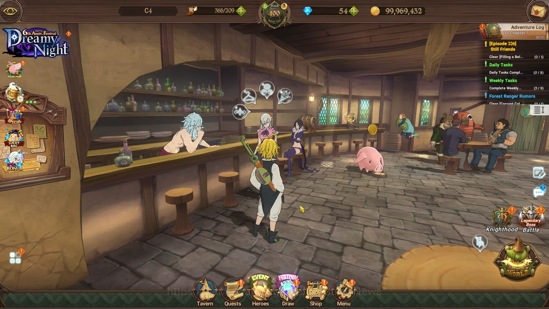 The Seven Deadly Sins: Grand Cross Accounts Global|3,7M CC|8 UR+Collab Konosuba|Oppressor DK5/ image 1