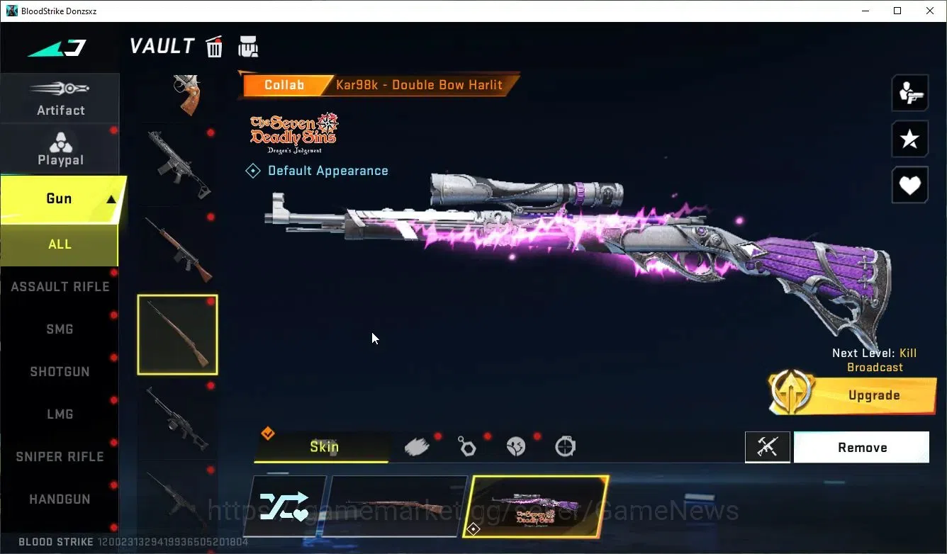 Blood Strike Accounts ASIA|Collab 7DS[Karl98,QBZ95]+11 ULTRA[Zero-Null,R image 8