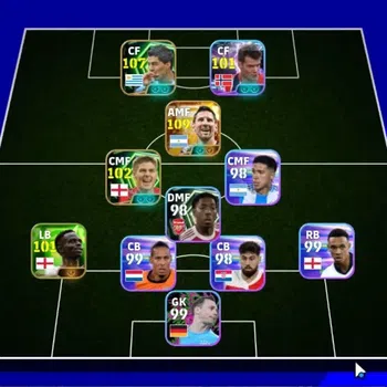 eFootball Accounts Legends & Iconic Players Android|Big Time Lionel Messi Argentina'26|6 Epic Luis Suarez,Marco van
