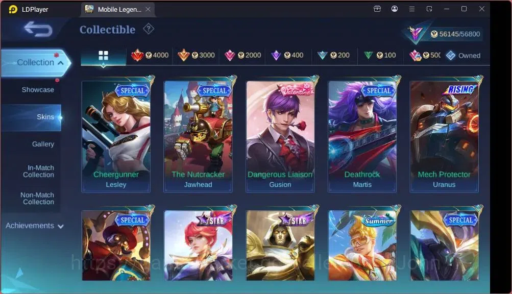 Mobile Legends: Bang Bang Accounts GLOBAL Hero 132 Skin 258|LBox Saber|KOF Karina|Ven image 13