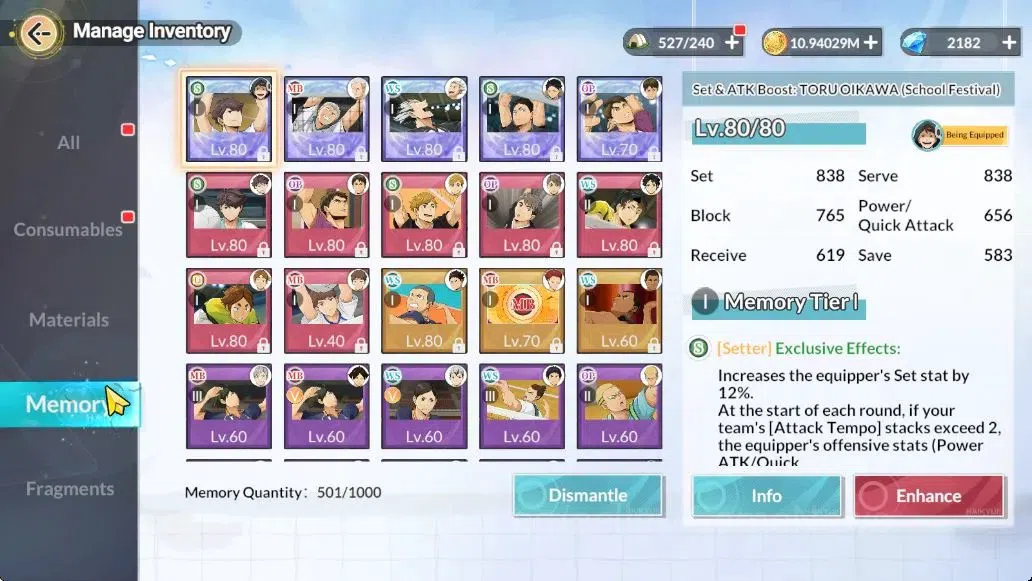 HAIKYU!! FLY HIGH Accounts SEA Lvl 58|5 SP [Ushijima,Oikawa,Aone,Akaashi,Boku image 16