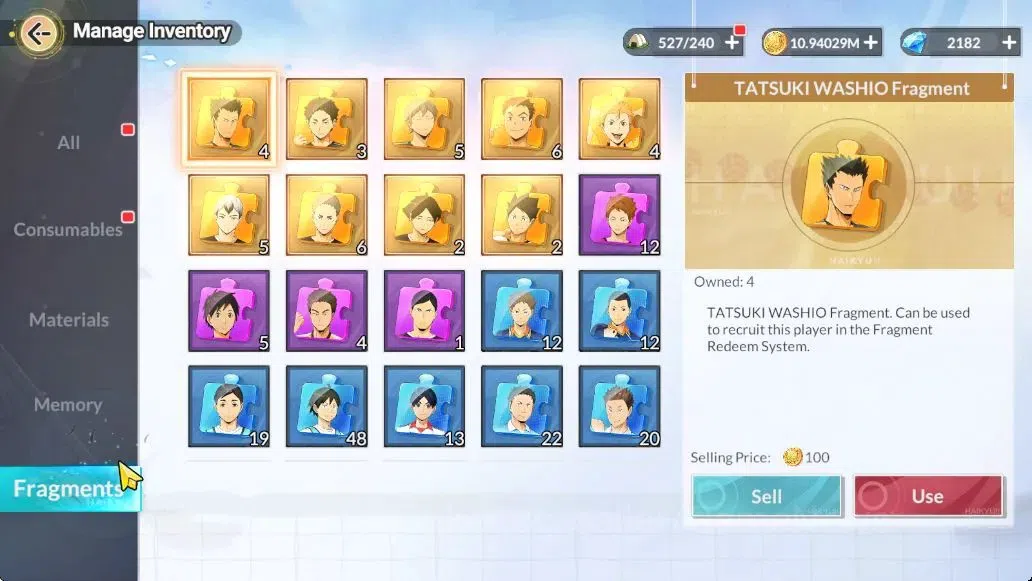 HAIKYU!! FLY HIGH Accounts SEA Lvl 58|5 SP [Ushijima,Oikawa,Aone,Akaashi,Boku image 17
