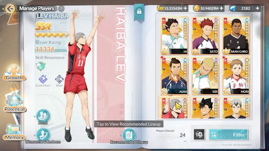 HAIKYU!! FLY HIGH Accounts SEA Lvl 58|5 SP [Ushijima,Oikawa,Aone,Akaashi,Boku image 3