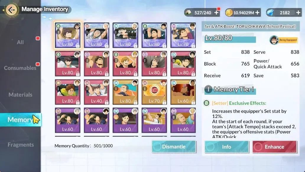 HAIKYU!! FLY HIGH Accounts SEA Lvl 58|5 SP [Ushijima,Oikawa,Aone,Akaashi,Boku image 5