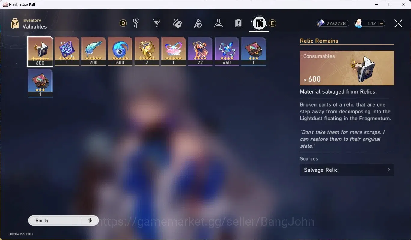 Honkai Star Rail Accounts ASIA|TL 24|4 Char Limited [Archer,Sparkle,Dan Heng image 13