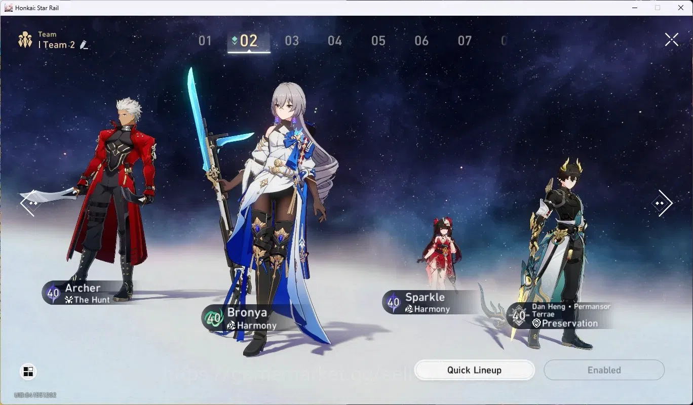 Honkai Star Rail Accounts ASIA|TL 24|4 Char Limited [Archer,Sparkle,Dan Heng image 6
