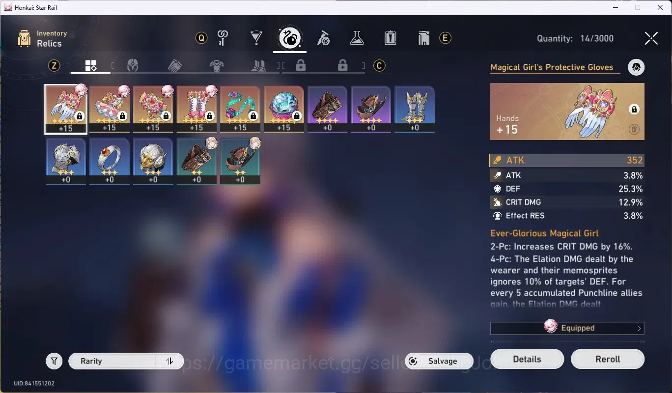 Honkai Star Rail Accounts ASIA|TL 24|4 Char Limited [Archer,Sparkle,Dan Heng image 9