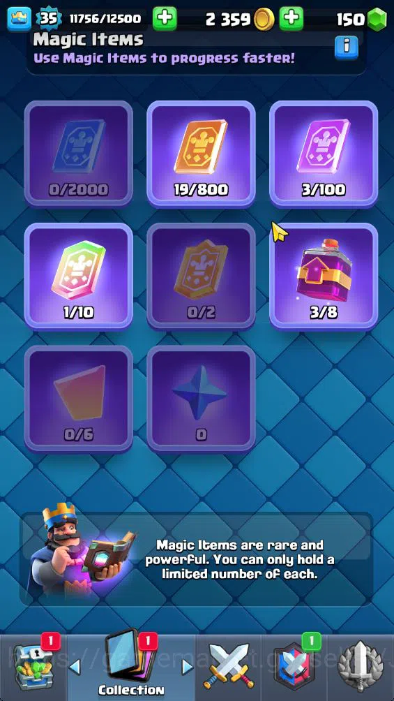 Clash Royale Accounts Midgame Lvl 35|Trophy 8148|KTL 12|Limited Skin|Card 119| 1 Hero 6 EVO 6 Champ 21 Legendary 33 Epic 30 14