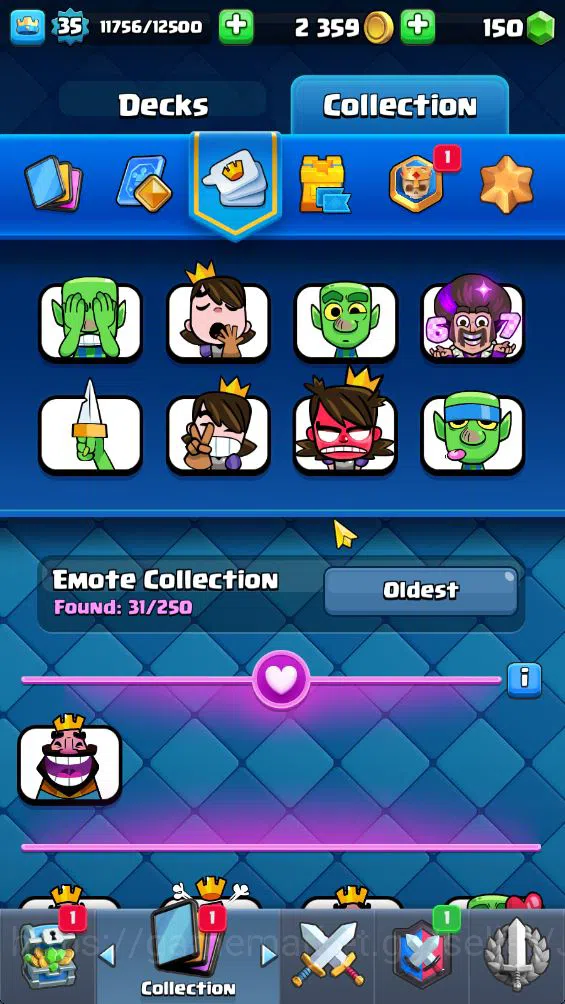 Clash Royale Accounts Midgame Lvl 35|Trophy 8148|KTL 12|Limited Skin|Card 119| 1 Hero 6 EVO 6 Champ 21 Legendary 33 Epic 30 15