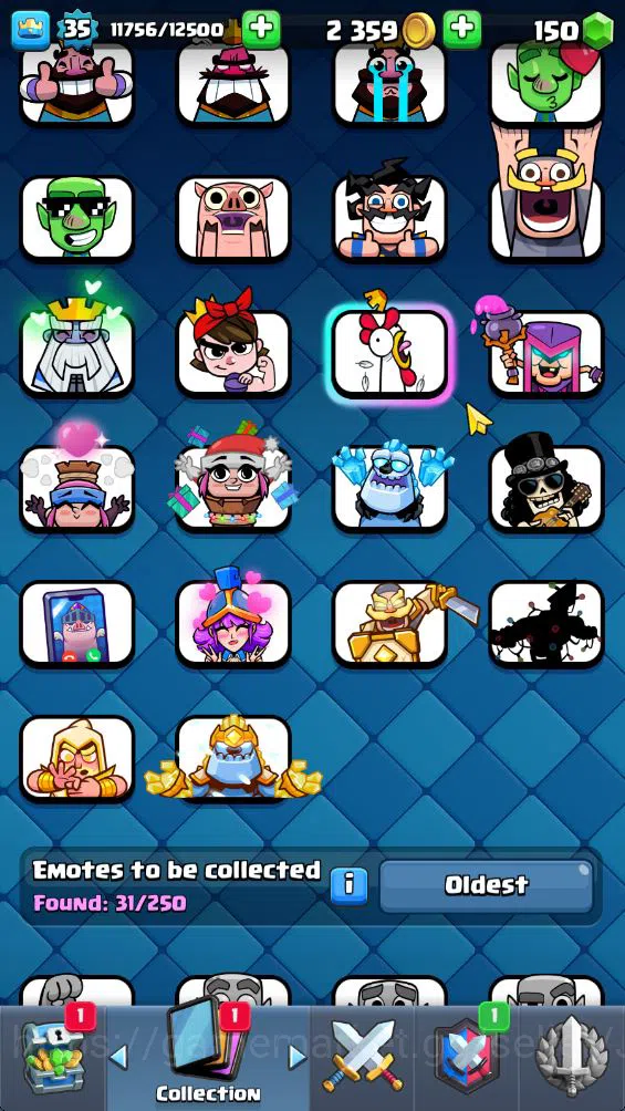 Clash Royale Accounts Midgame Lvl 35|Trophy 8148|KTL 12|Limited Skin|Card 119| 1 Hero 6 EVO 6 Champ 21 Legendary 33 Epic 30 16
