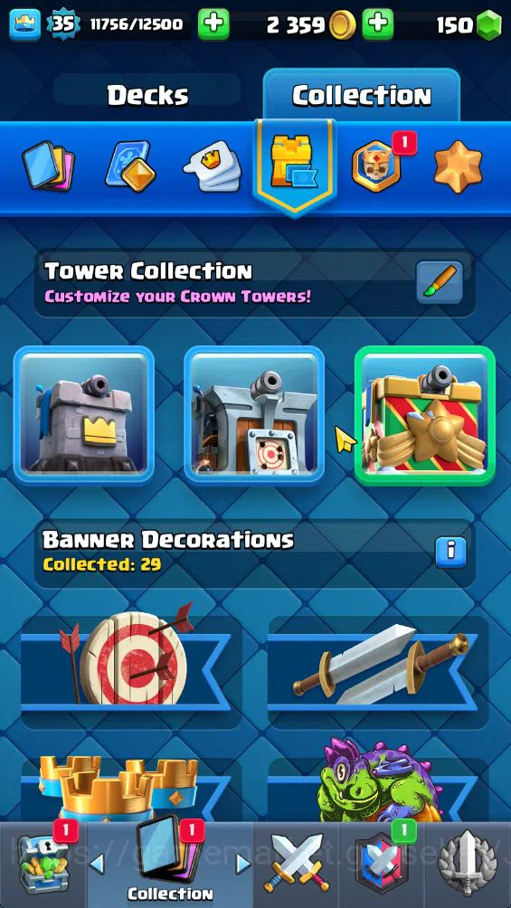 Clash Royale Accounts Midgame Lvl 35|Trophy 8148|KTL 12|Limited Skin|Card 119| 1 Hero 6 EVO 6 Champ 21 Legendary 33 Epic 30 17