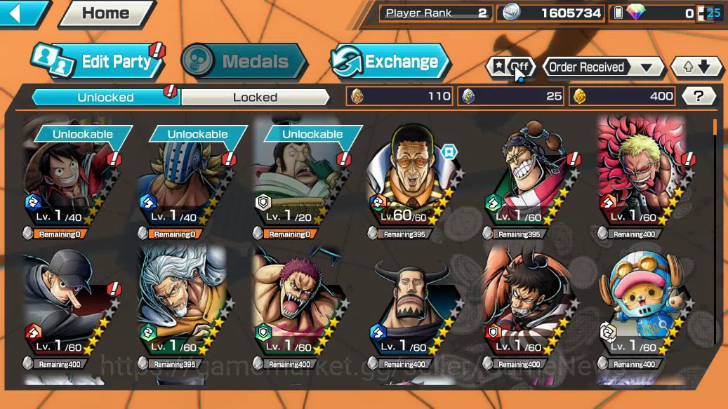 One Piece Bounty Rush Accounts Global|3 EX | AM Sword Kizaru Borsalino,T4E Marsha image 4