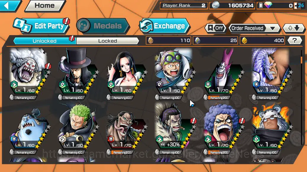 One Piece Bounty Rush Accounts Global|3 EX | AM Sword Kizaru Borsalino,T4E Marsha image 5