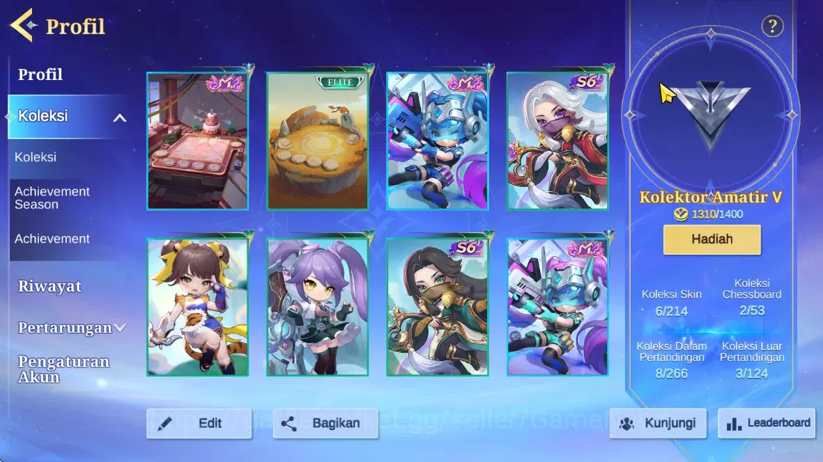 Magic Chess: Go Go Accounts Rank Legend VI|Bonus Mlbb|24 Commander 4 Max(Fanny image 3