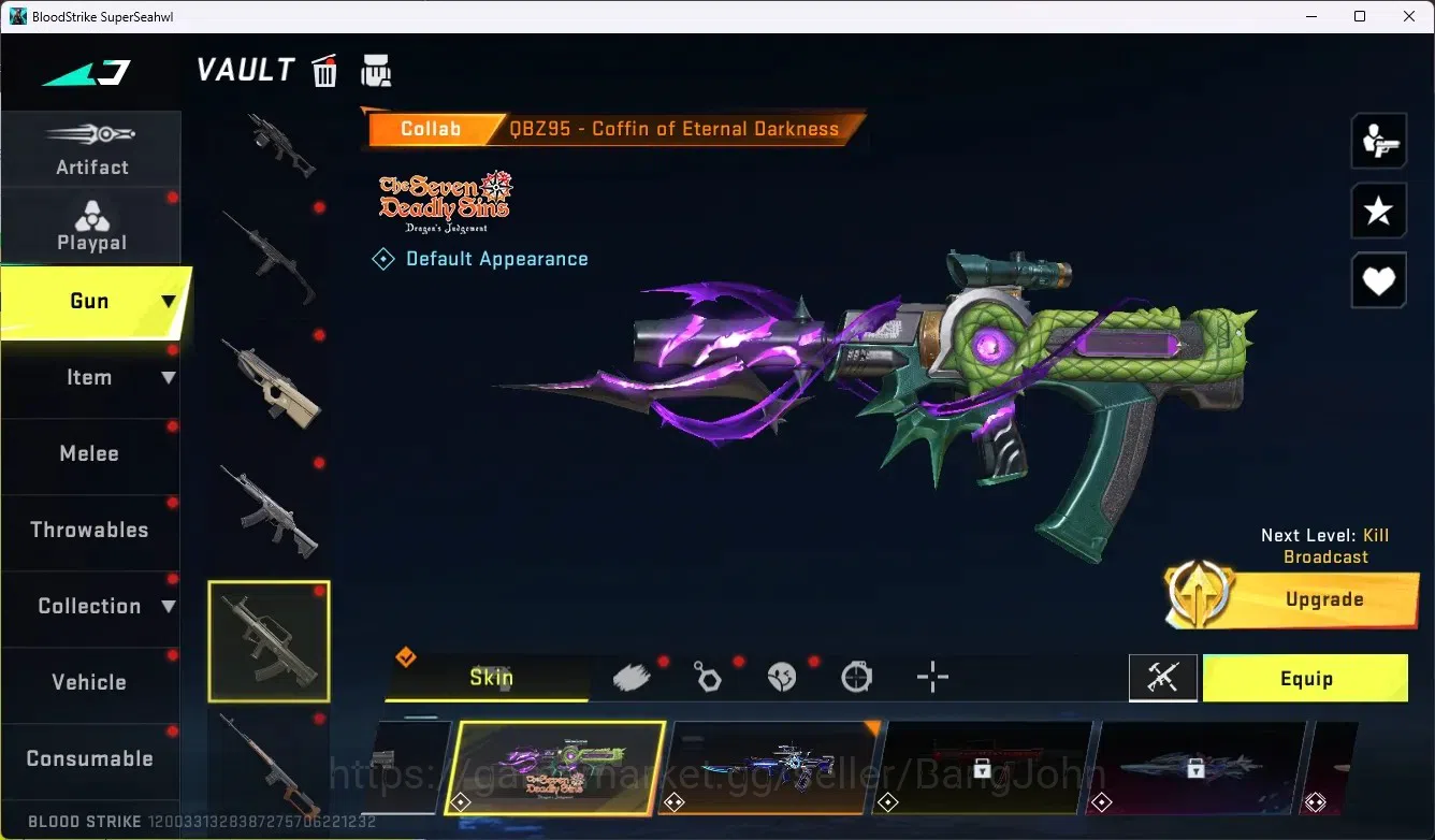 Blood Strike Accounts ASIA |3 Collab Gun [7DS] |3 Limited Gun|7 Ultra Gu image 11