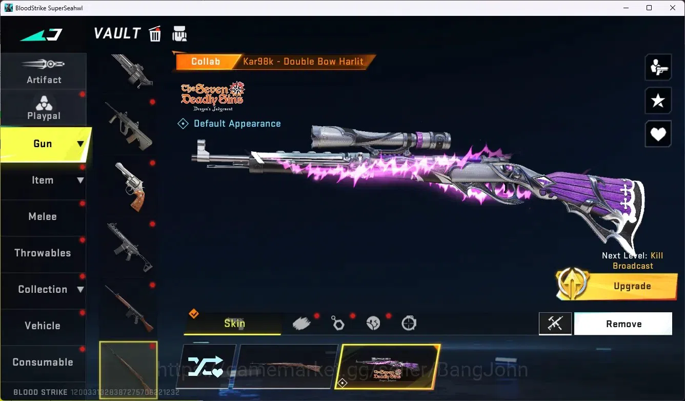 Blood Strike Accounts ASIA |3 Collab Gun [7DS] |3 Limited Gun|7 Ultra Gu image 9
