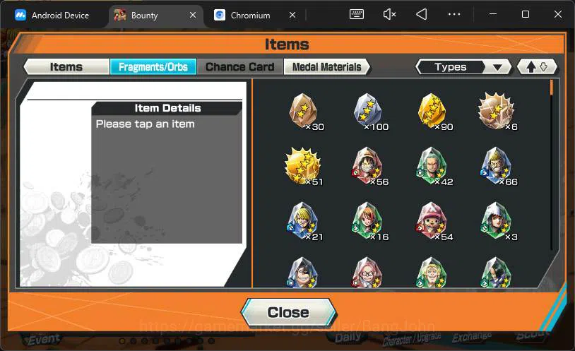 One Piece Bounty Rush Accounts GLOBAL|7 ex|WI Trafalgar Law,BP Kuzan,Great Edward image 3