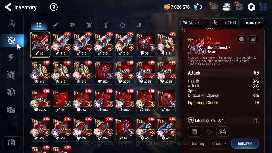 Epic Seven Accounts GLOBAL Unverif|New Era|3 ML(Salome,C Lilias,LW Pei image 12