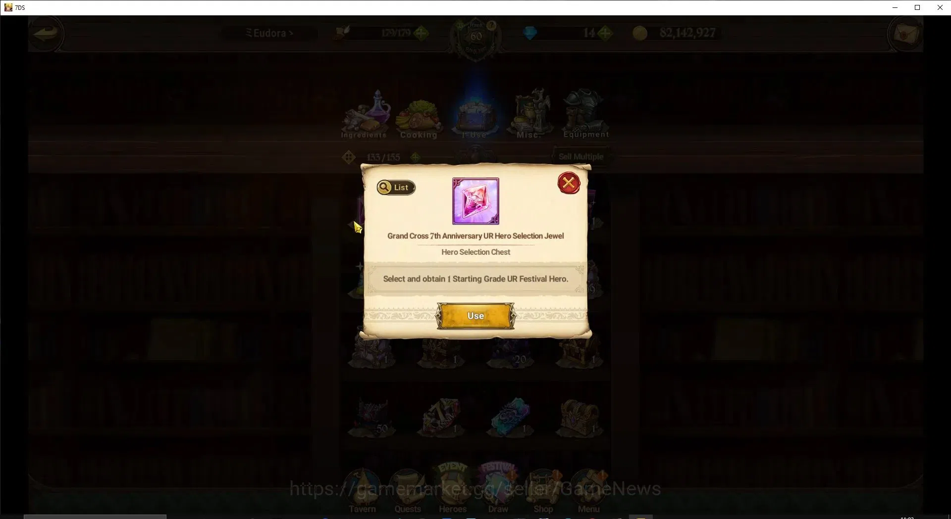 The Seven Deadly Sins: Grand Cross Accounts Global|3,1M CC|44 LS|1 UR Selector|6 LR+3 UR+Colla image 19